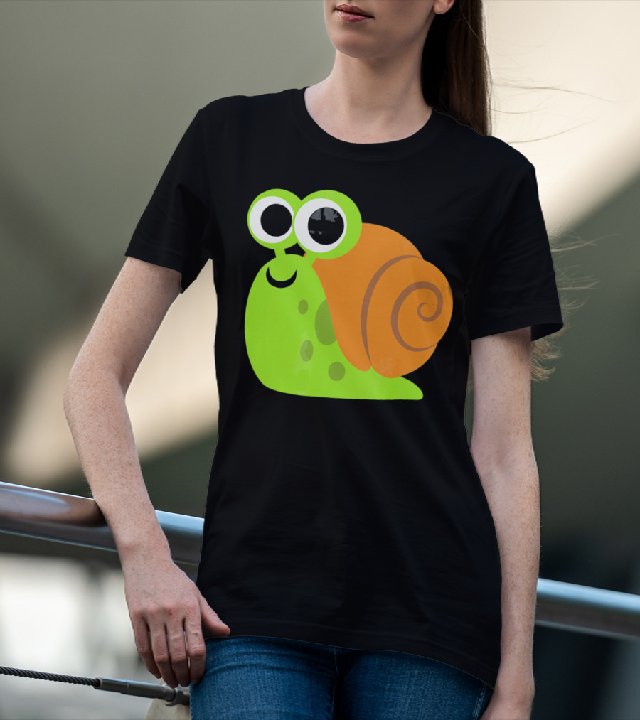 Cute Snail Emoji Lovers Shell T-Shirt