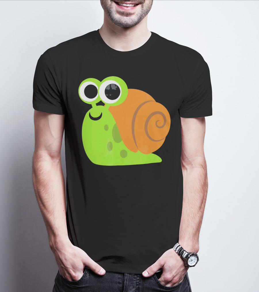Cute Snail Emoji Lovers Shell T-Shirt