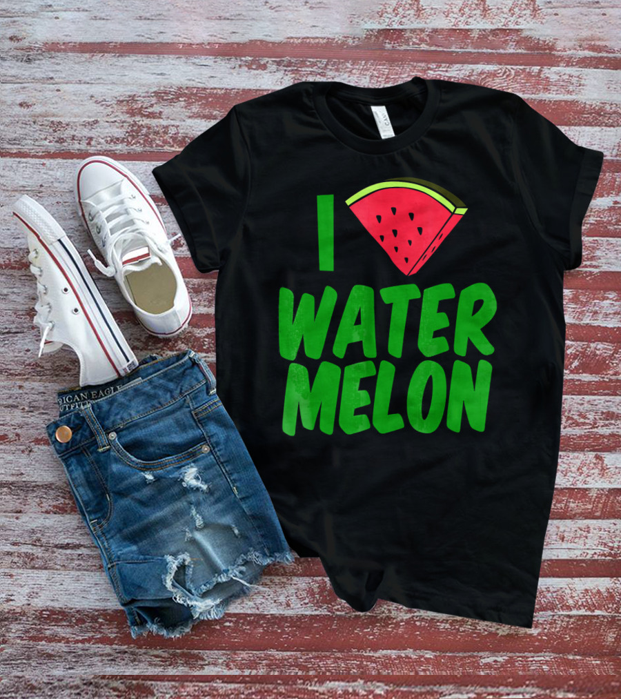 I Love Watermelon Slice Top T-Shirt