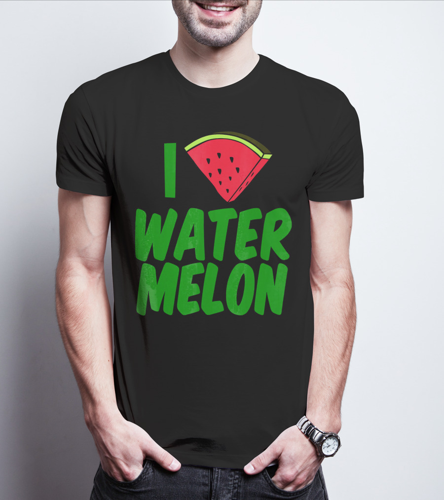 I Love Watermelon Slice Top T-Shirt