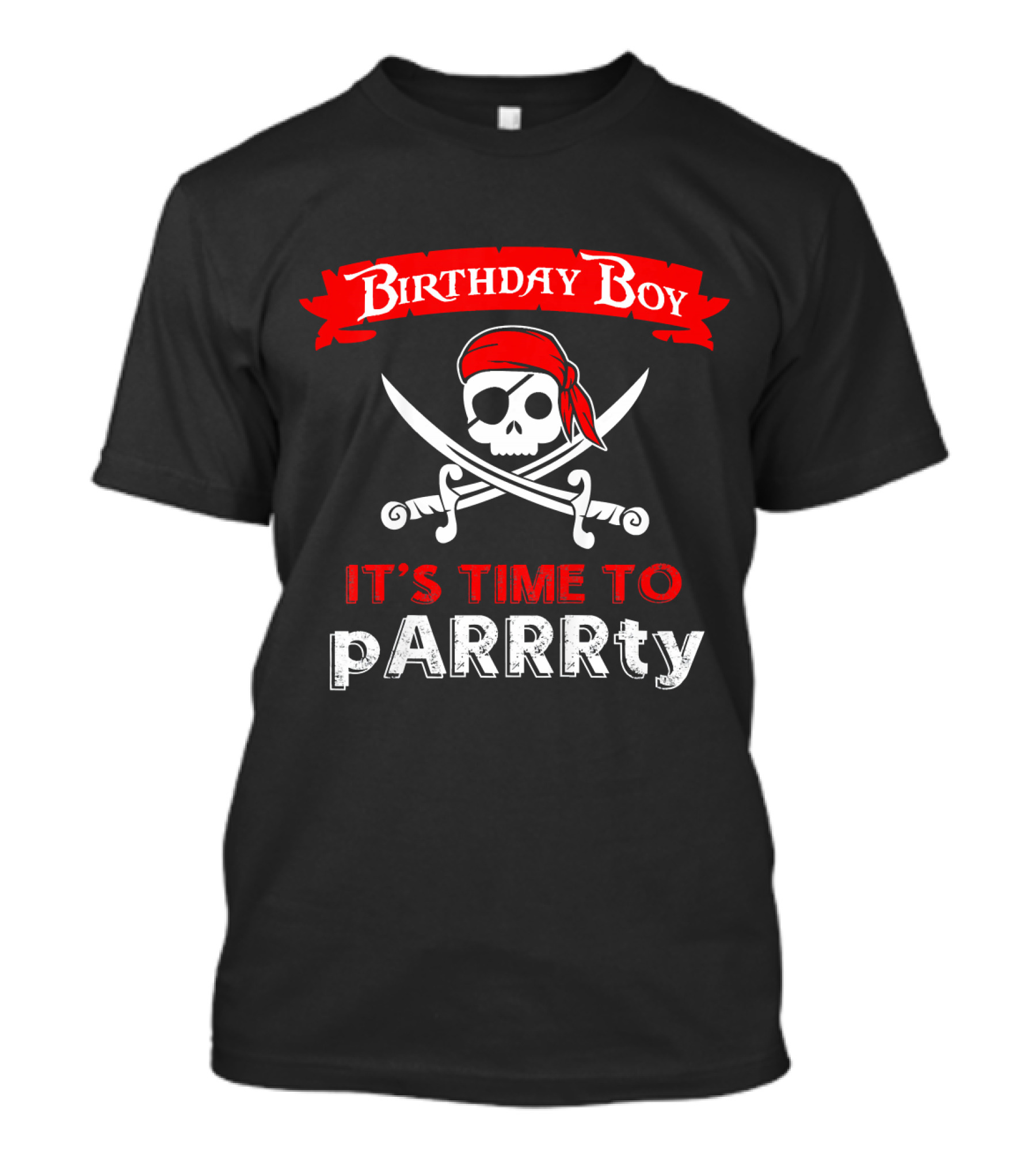Birthday Boy Pirate It's Time To PARRRty T-Shirt