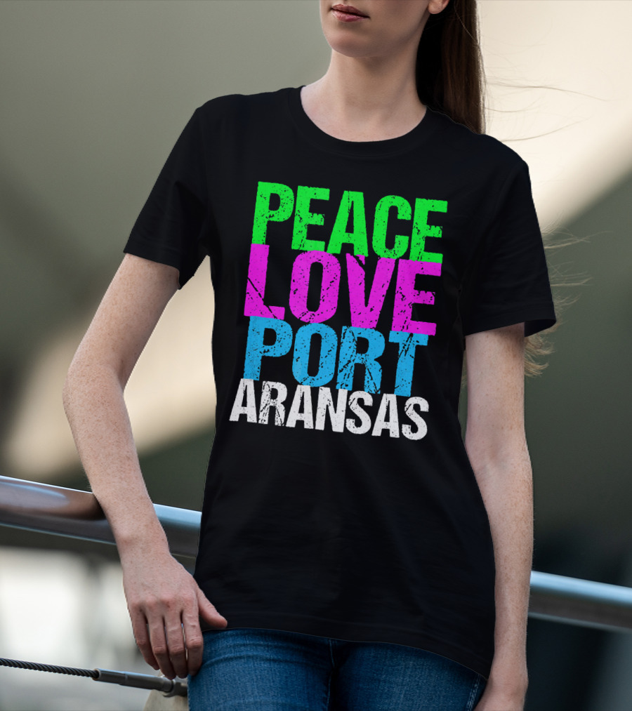 Peace Love Port Aransas T-Shirt