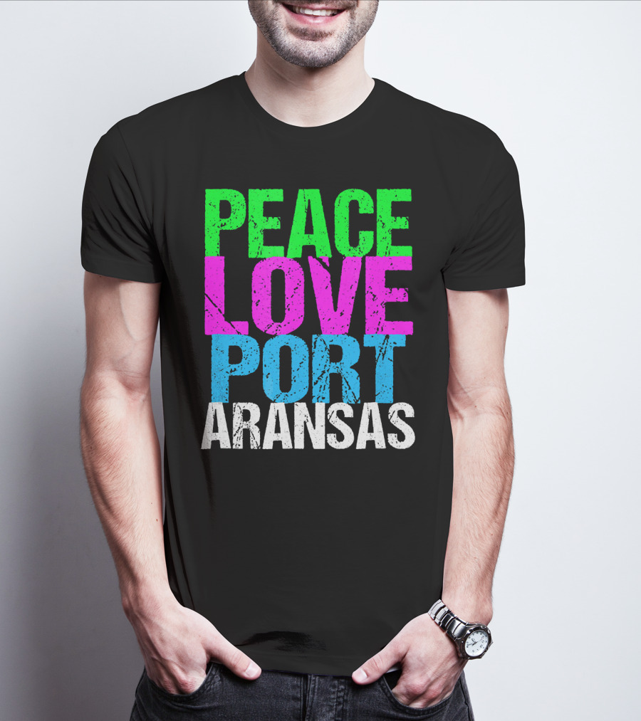 Peace Love Port Aransas T-Shirt