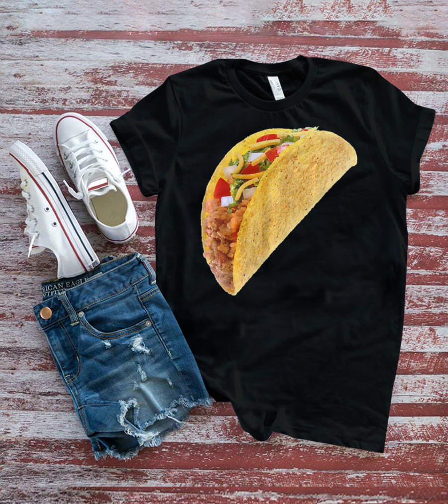 Taco Costume Mexican Food Hard Shell Taco T-Shirt