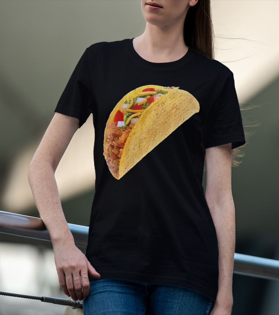 Taco Costume Mexican Food Hard Shell Taco T-Shirt