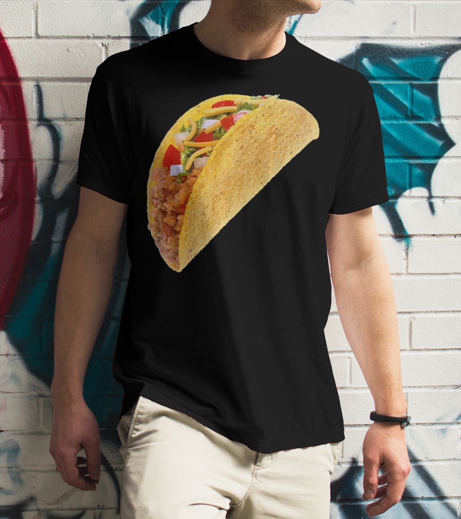 Taco Costume Mexican Food Hard Shell Taco T-Shirt