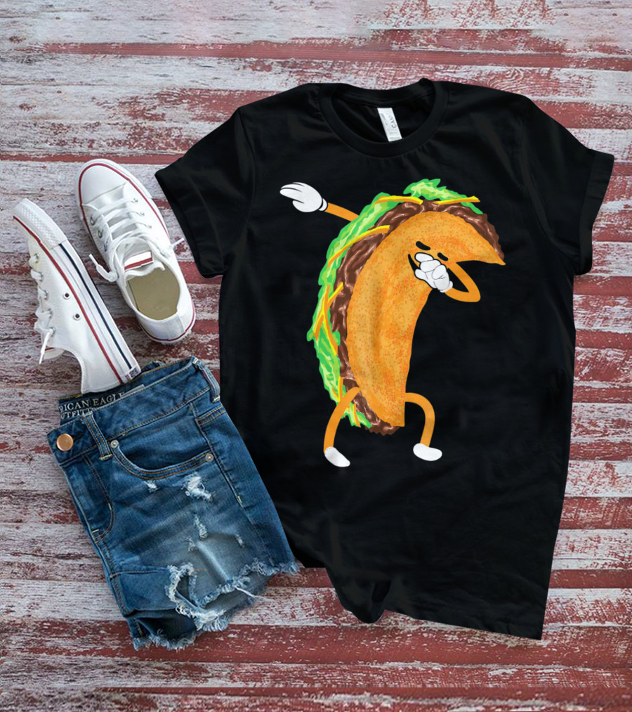 Dabbing Taco Cute Taco Cinco De Mayo Fun T-Shirt