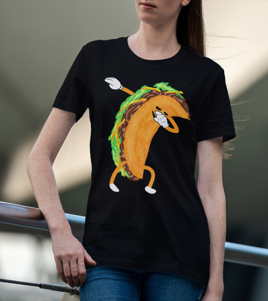 Dabbing Taco Cute Taco Cinco De Mayo Fun T-Shirt