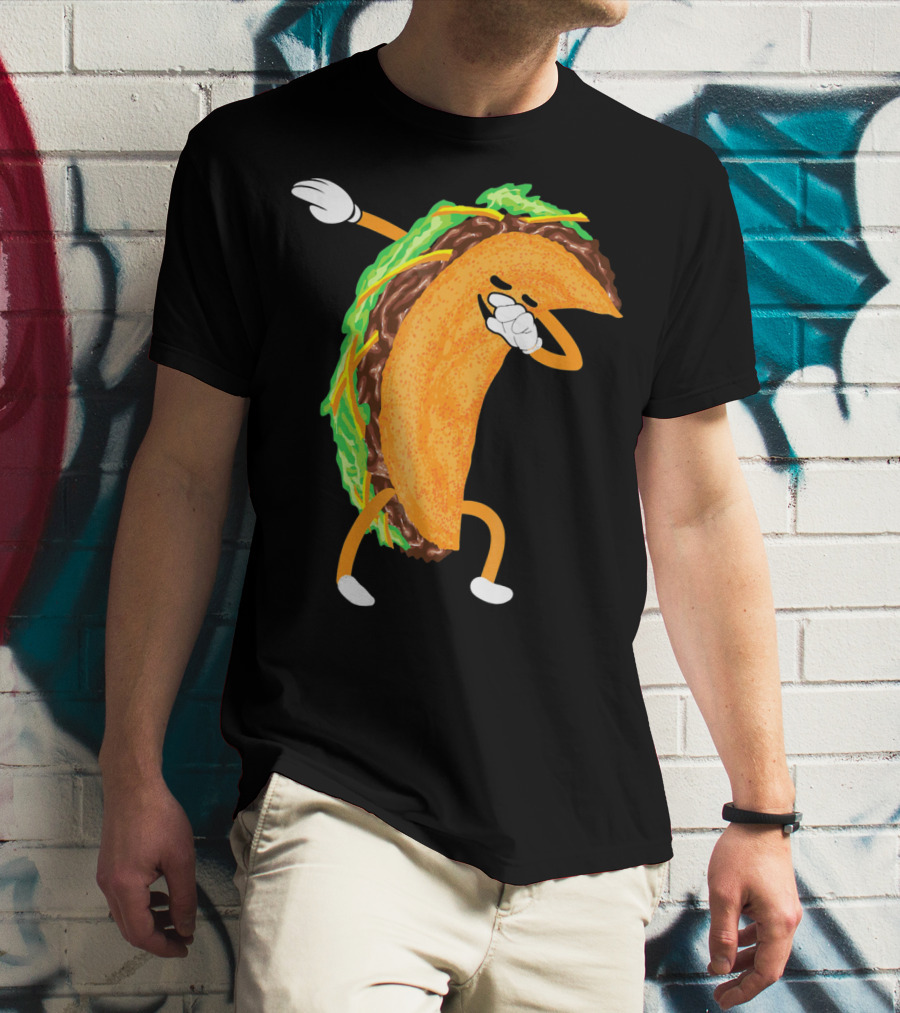 Dabbing Taco Cute Taco Cinco De Mayo Fun T-Shirt