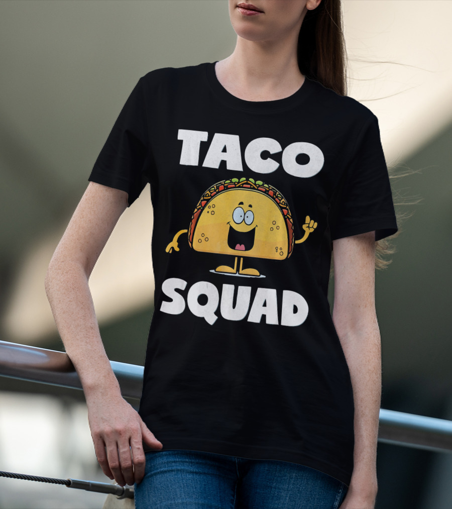 Taco Squad Vintage Funny Tacos Party T-Shirt