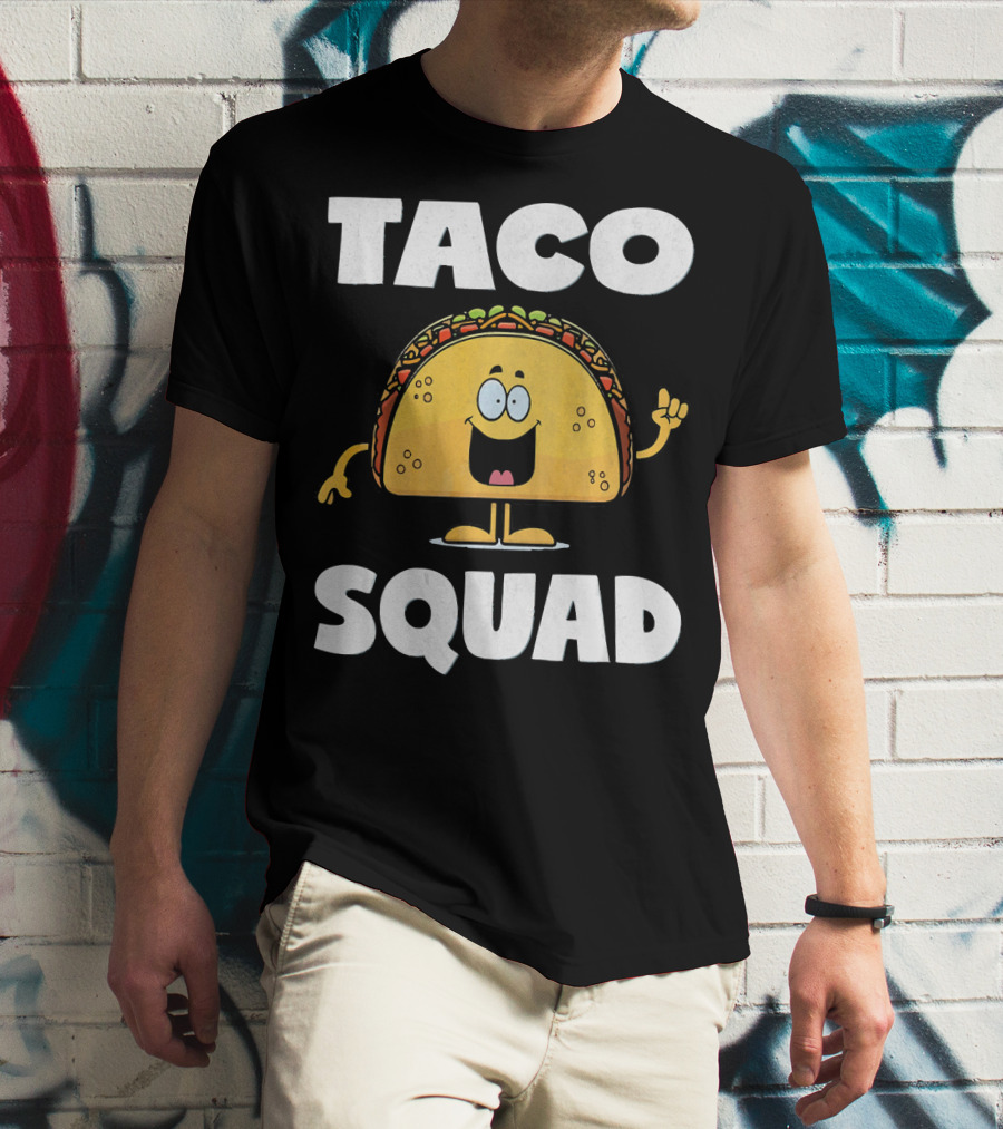 Taco Squad Vintage Funny Tacos Party T-Shirt