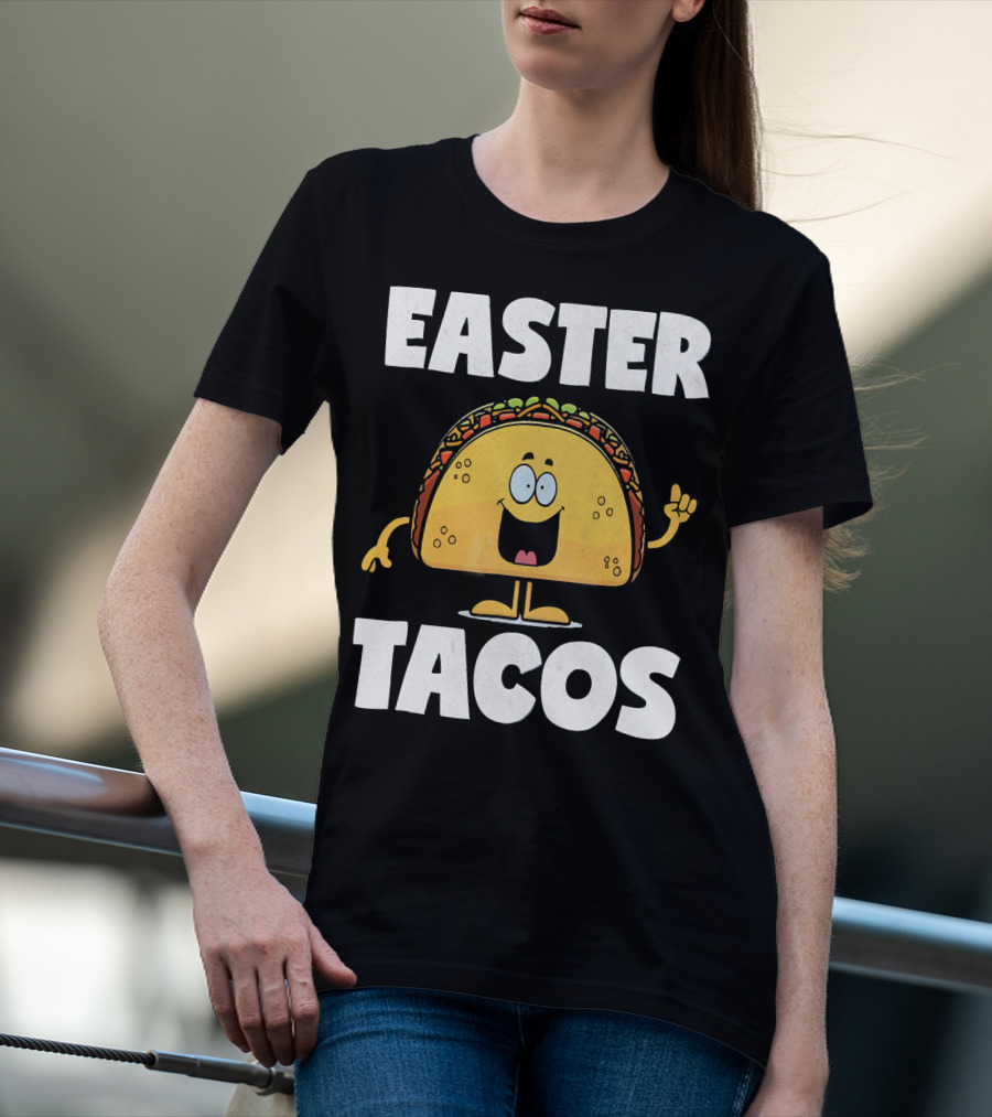 Easter Tacos Vintage Funny Easter T-Shirt
