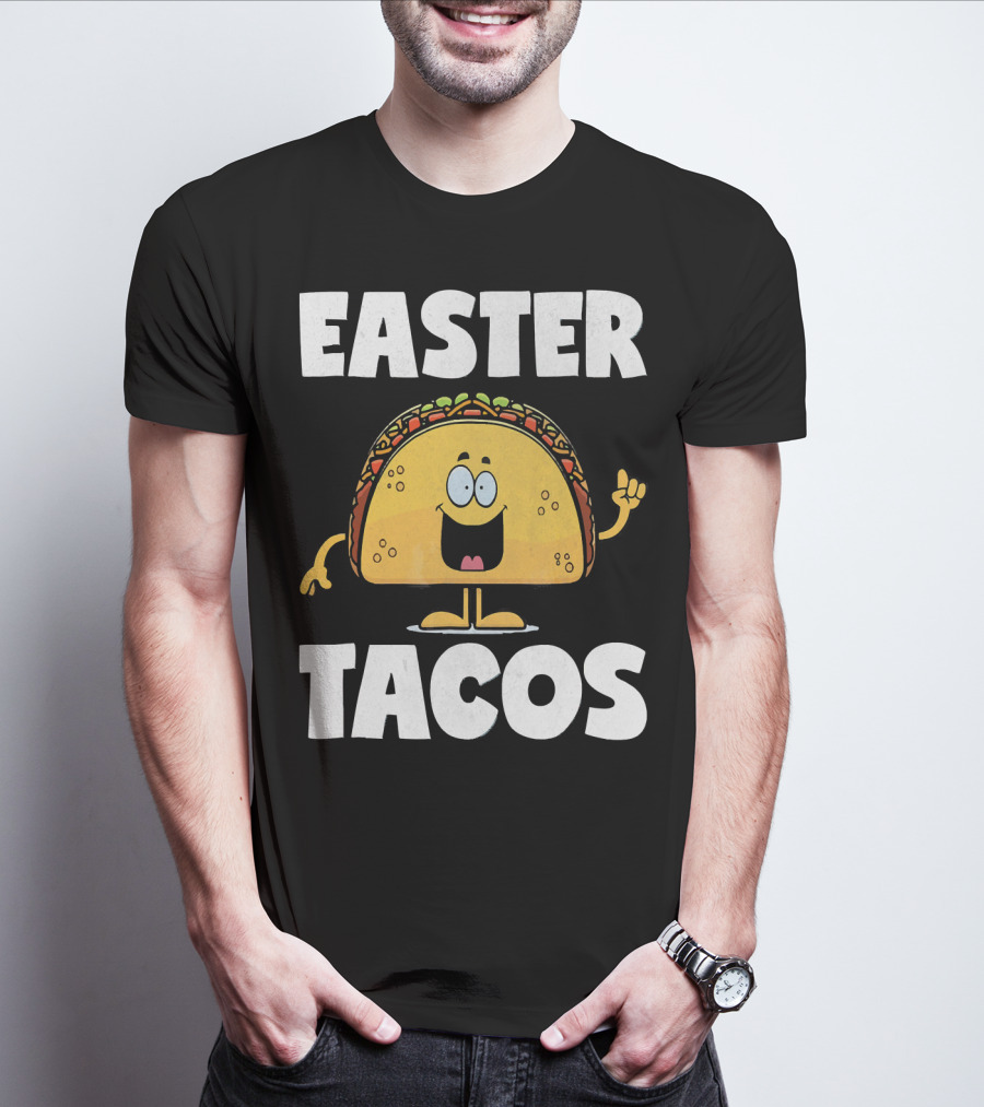 Easter Tacos Vintage Funny Easter T-Shirt