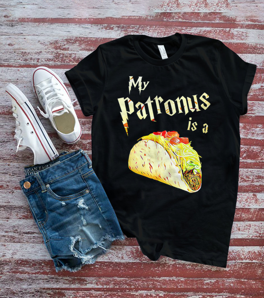 My Patronus Is A Taco Wizard Warlock Foo T-Shirt