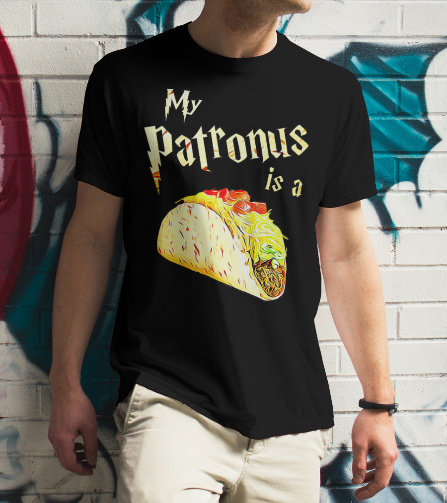 My Patronus Is A Taco Wizard Warlock Foo T-Shirt