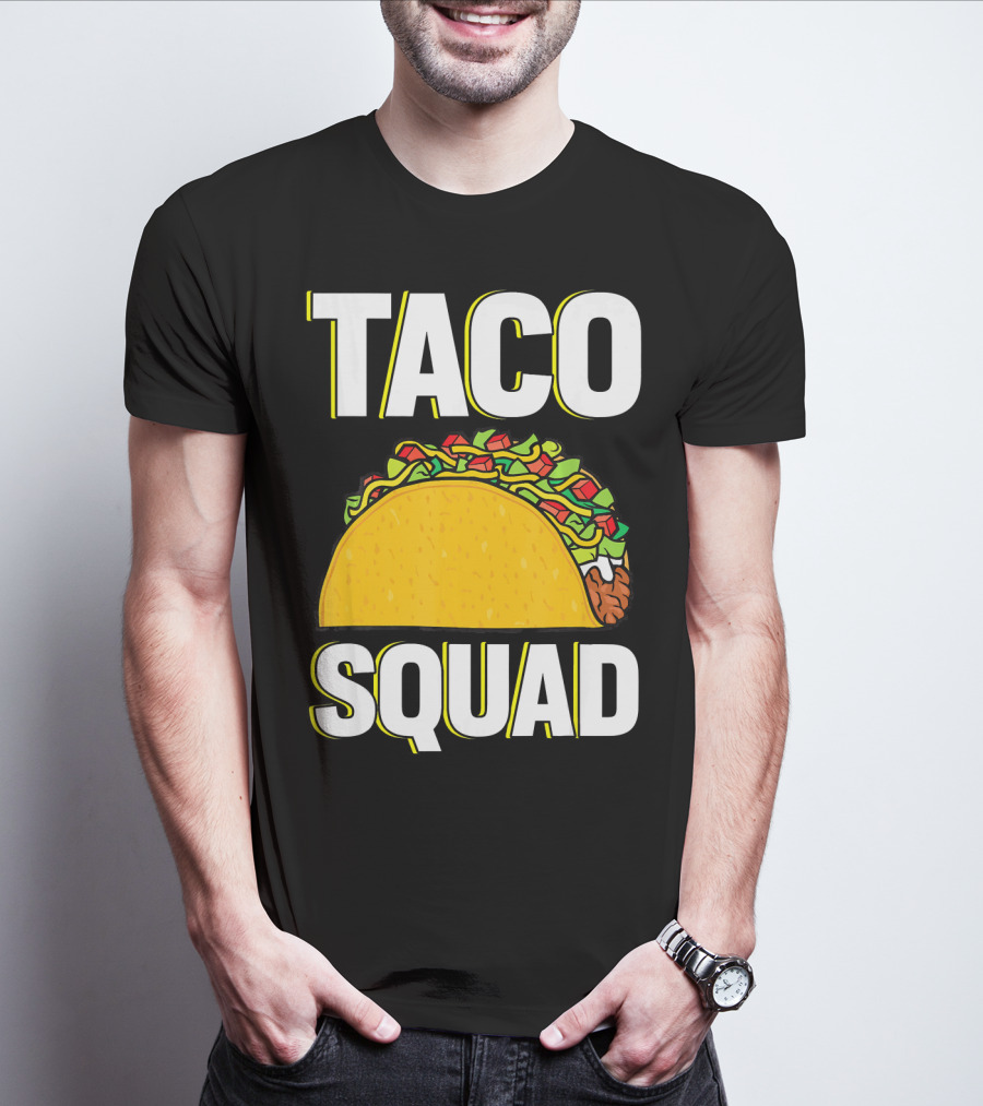 Taco Squad Funny Food Lover Team T-Shirt