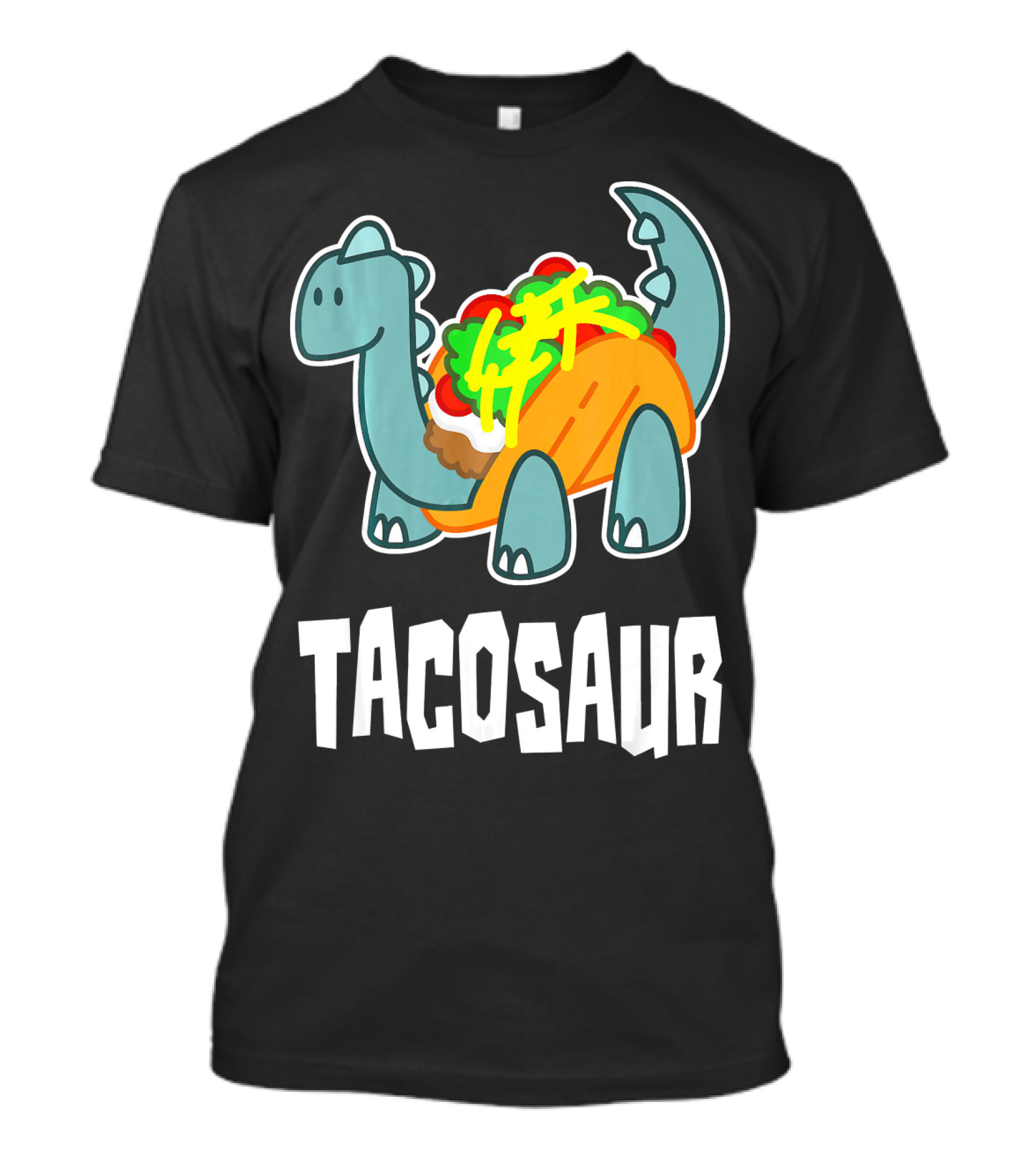 Tacosaur Funny Mexican Food Taco Lover Dino Dinos T-Shirt