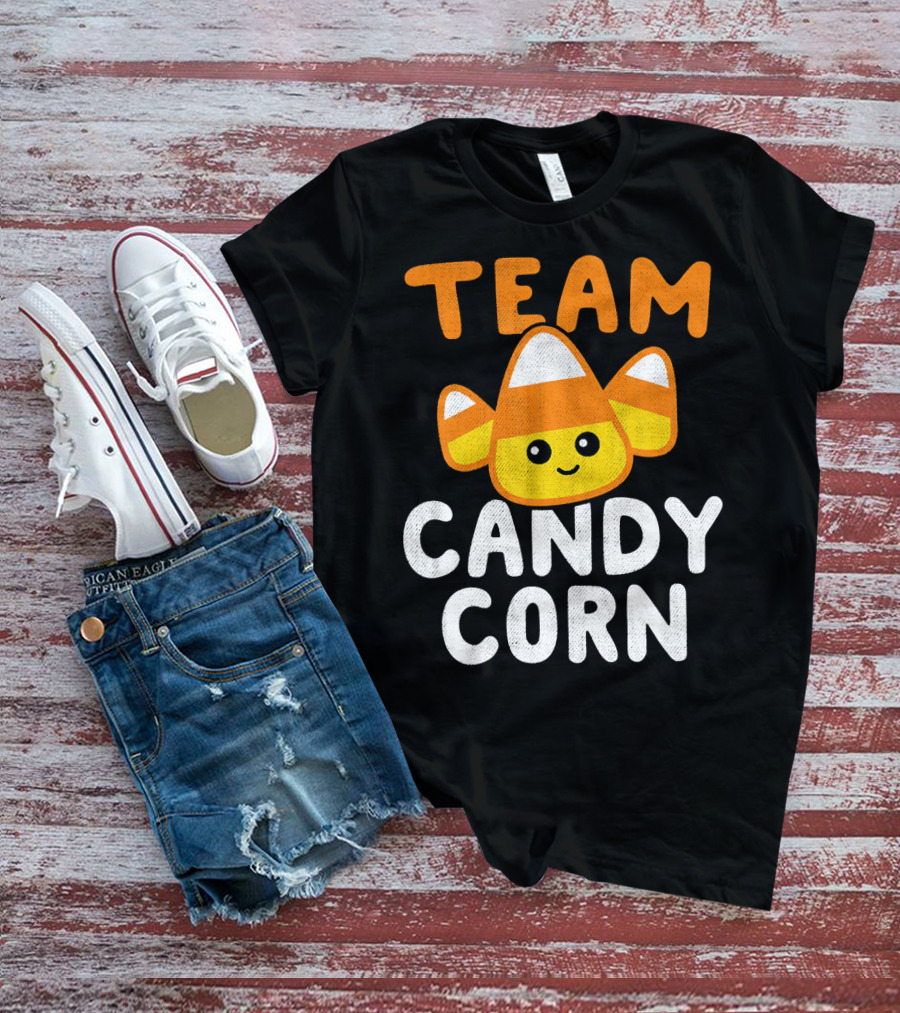 Halloween Funny Team Candy Corn Cute Lazy Cos T-Shirt