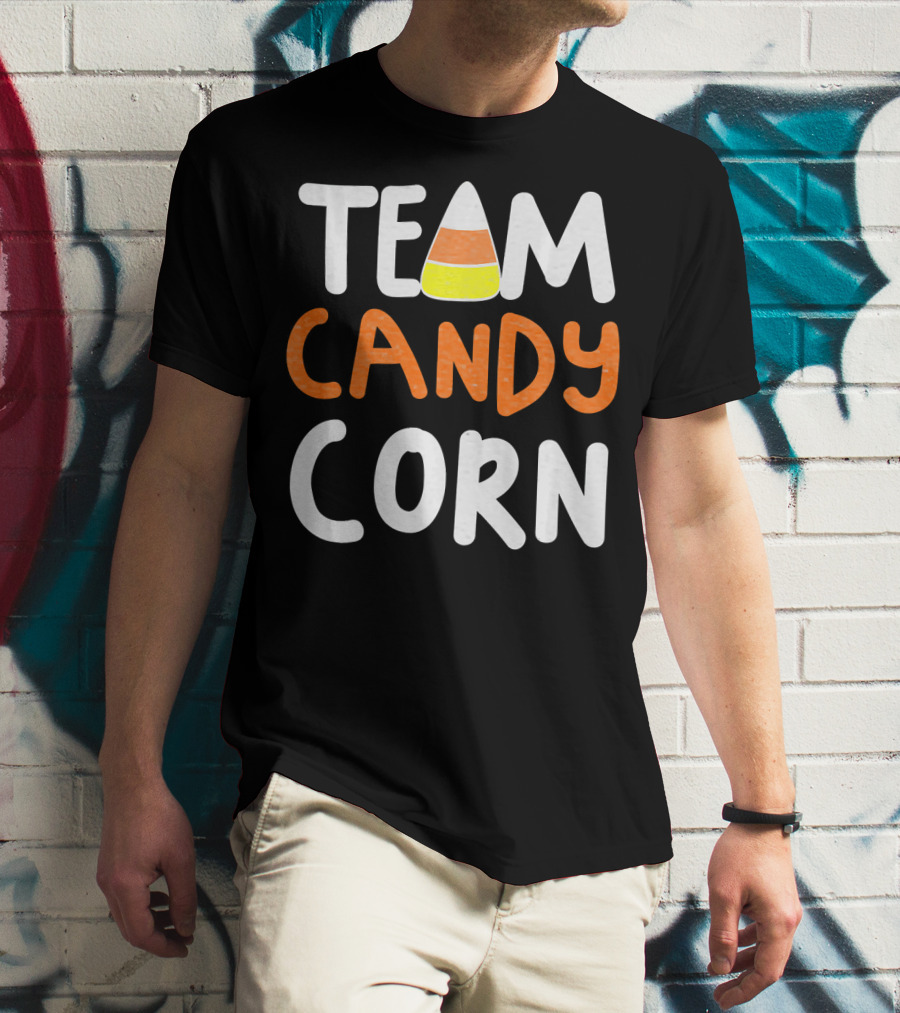 Team Candy Corn Halloween Treat Enthusiasts T-Shirt