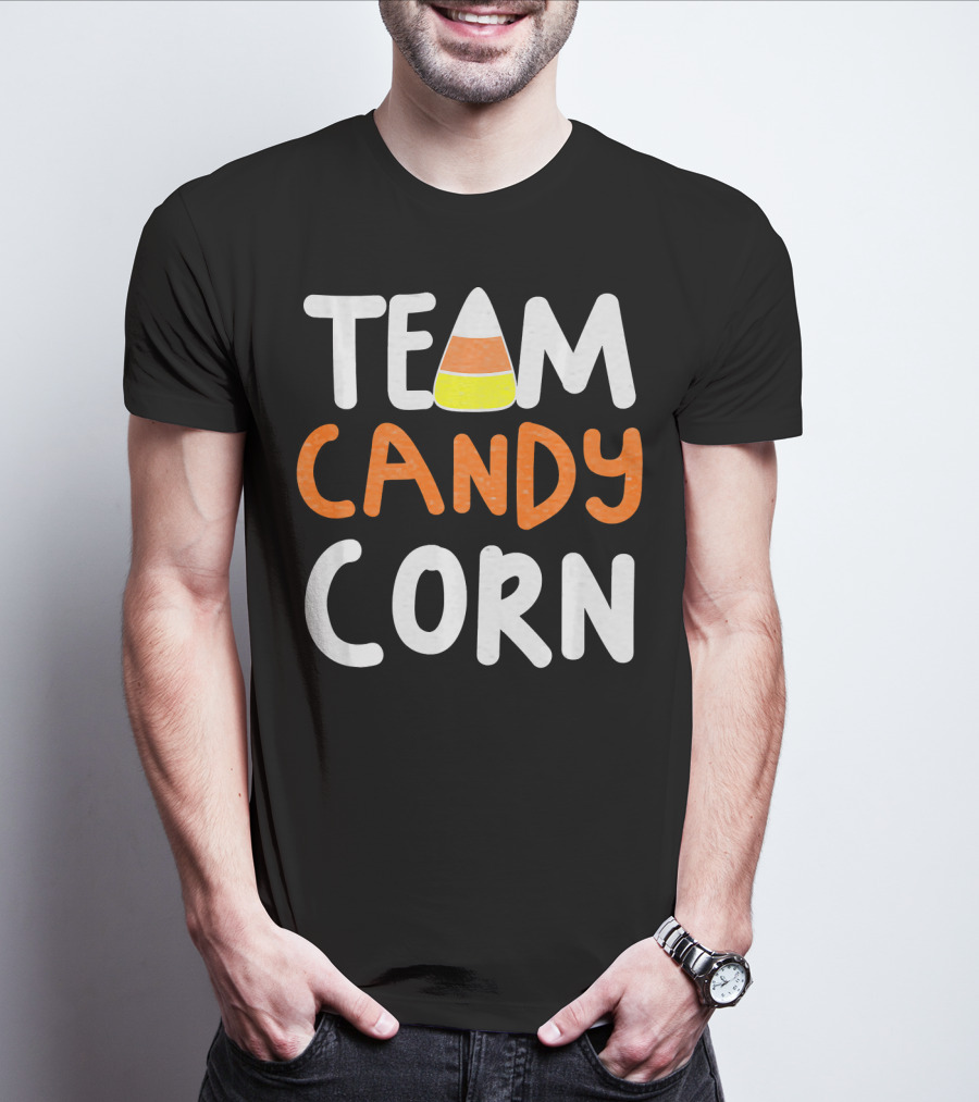 Team Candy Corn Halloween Treat Enthusiasts T-Shirt