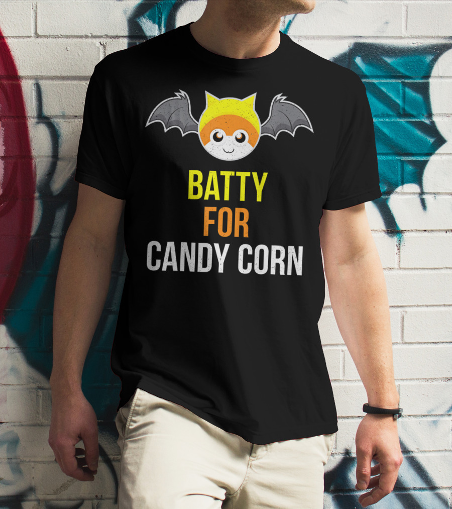 BATTY FOR CANDY CORN Adult And Youth T-Shirt