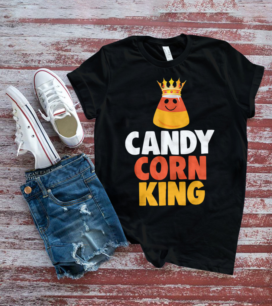 CANDY CORN KING HALLOWEEN TRICK OR TREAT T-Shirt