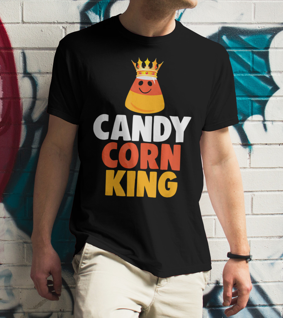 CANDY CORN KING HALLOWEEN TRICK OR TREAT T-Shirt