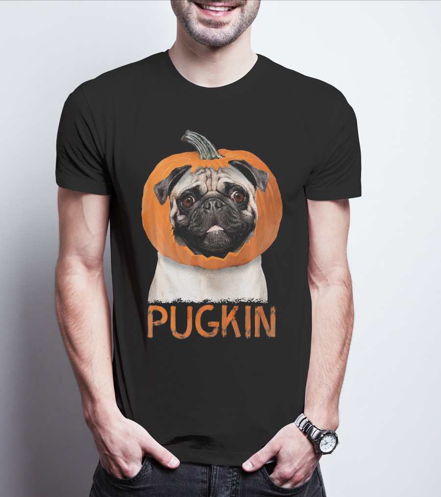 Pugkin Pug Pumpkin Pie Puppy T-Shirt