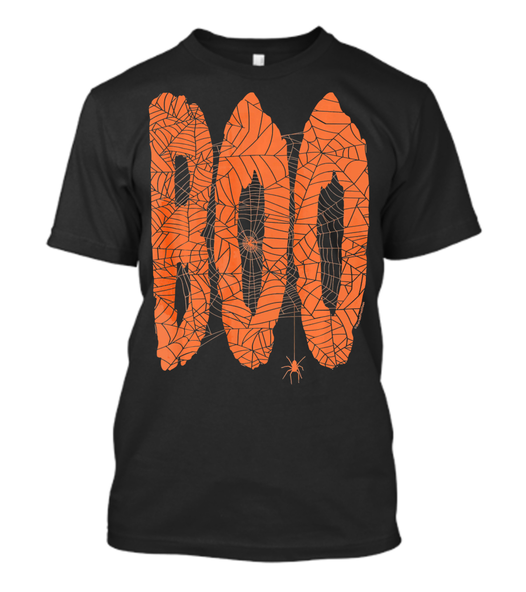 Boo Spider Web Halloween Fun Spooky T-Shirt