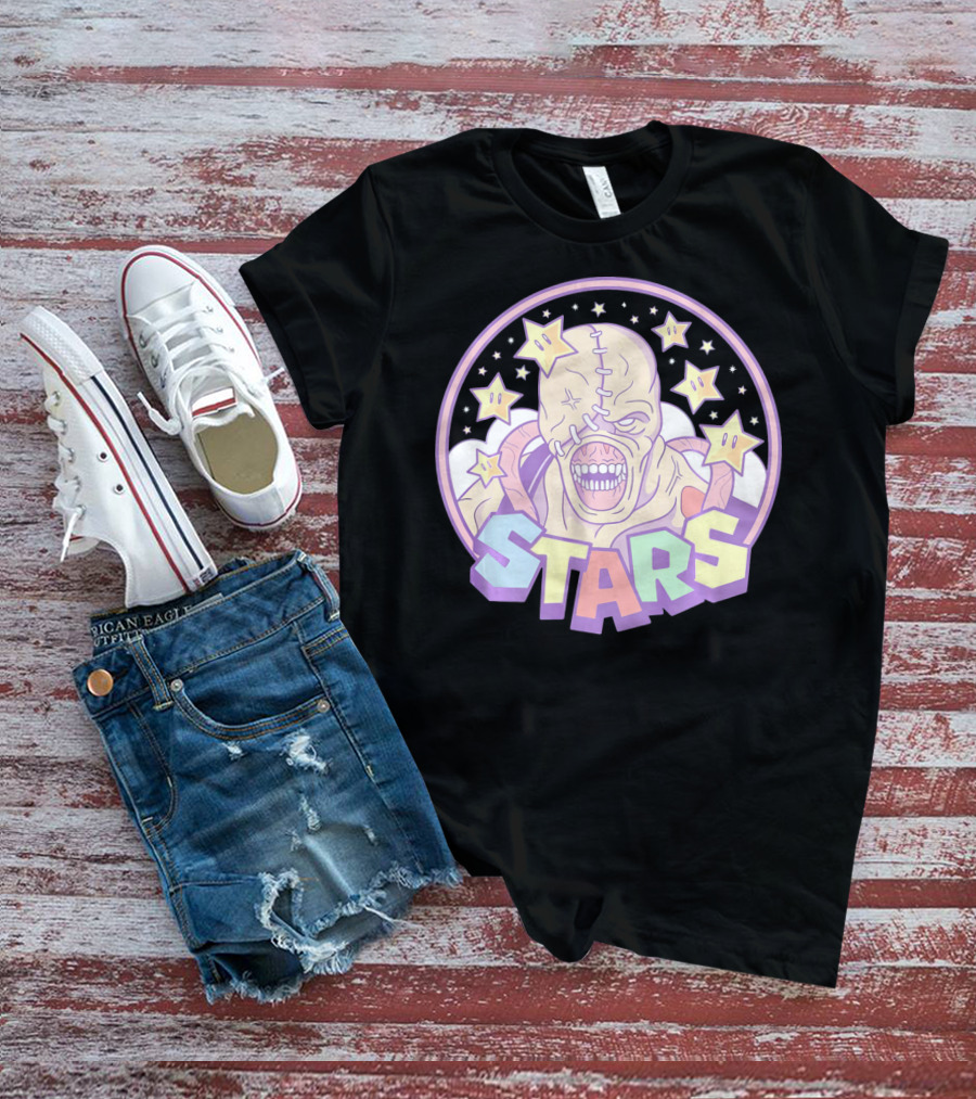 STARS Resident Racoon City Nemesis Pastel T-Shirt