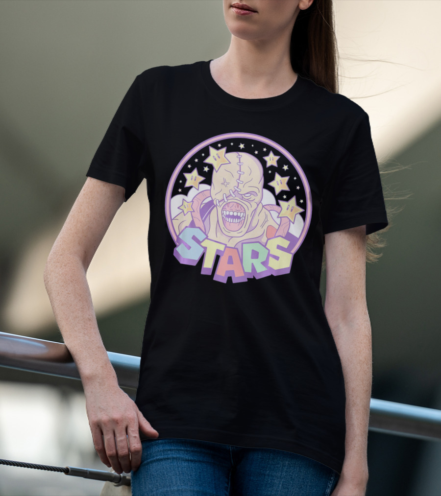 STARS Resident Racoon City Nemesis Pastel T-Shirt