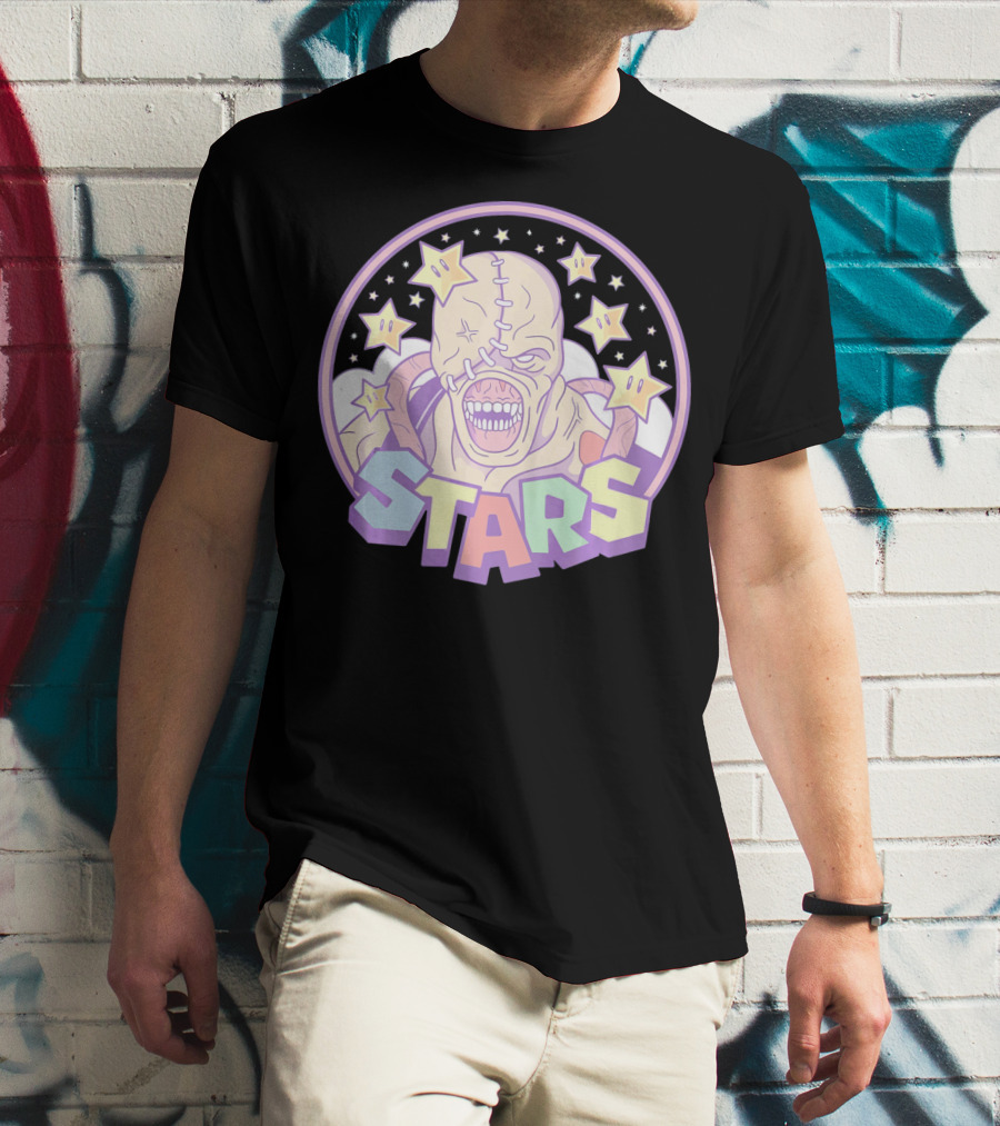 STARS Resident Racoon City Nemesis Pastel T-Shirt