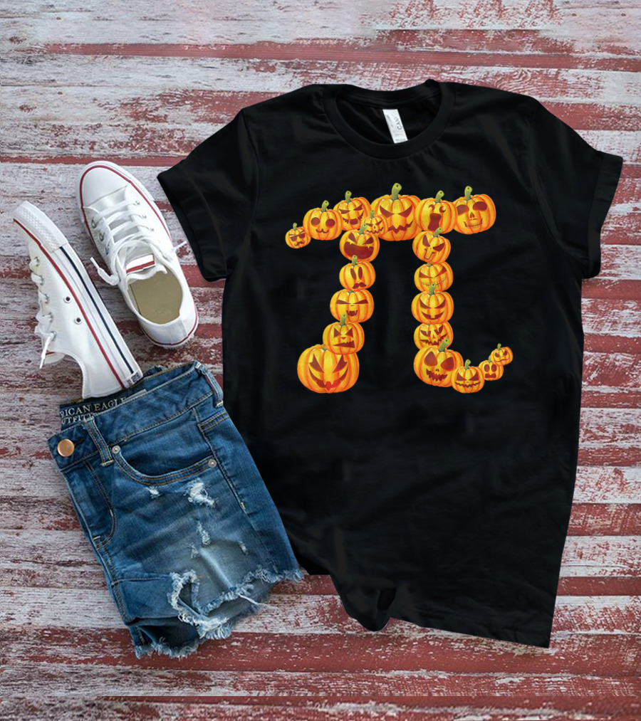 Pumpkin Pi Halloween Math T-Shirt