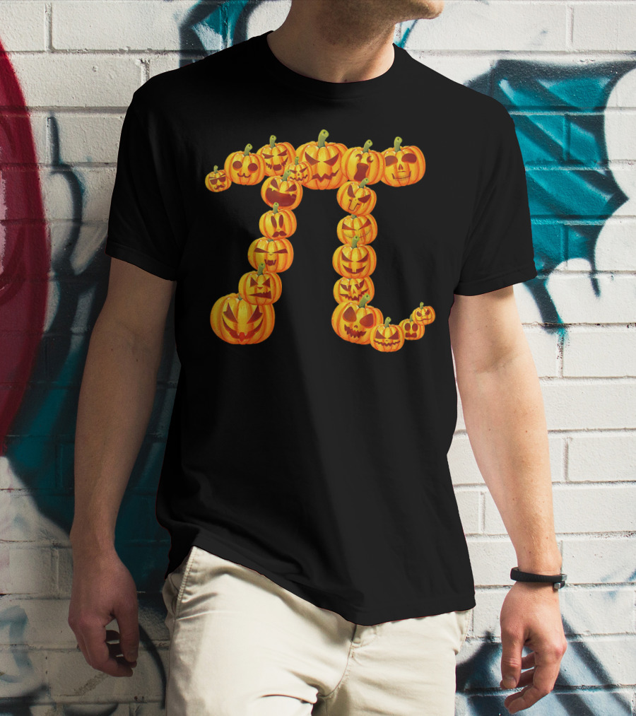 Pumpkin Pi Halloween Math T-Shirt