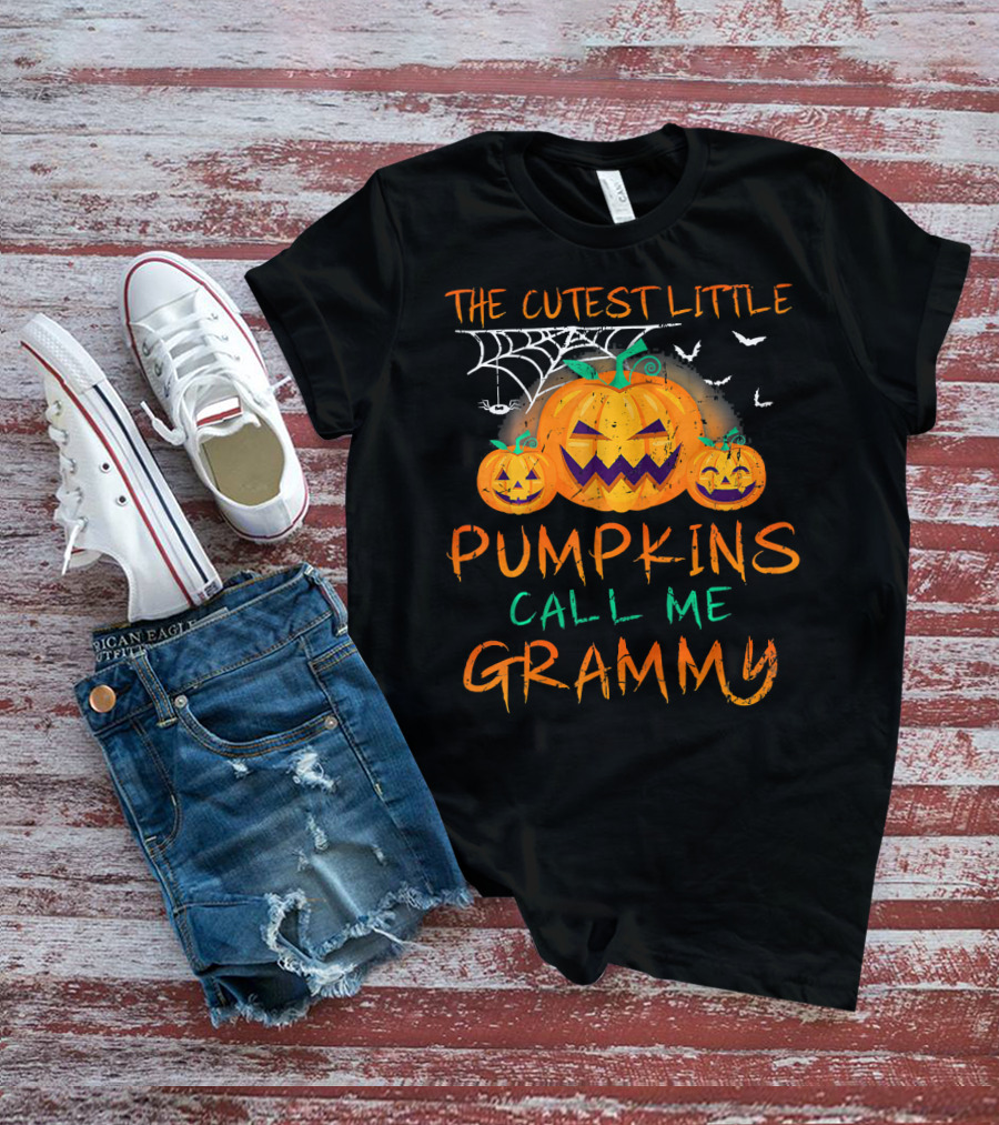 The Cutest Little Pumpkins Call Me Grammy T-Shirt