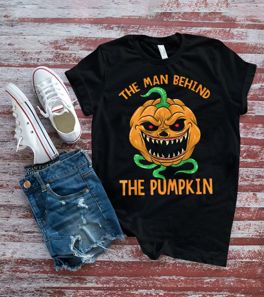 The Man Behind The Pumpkin Halloween Exp T-Shirt