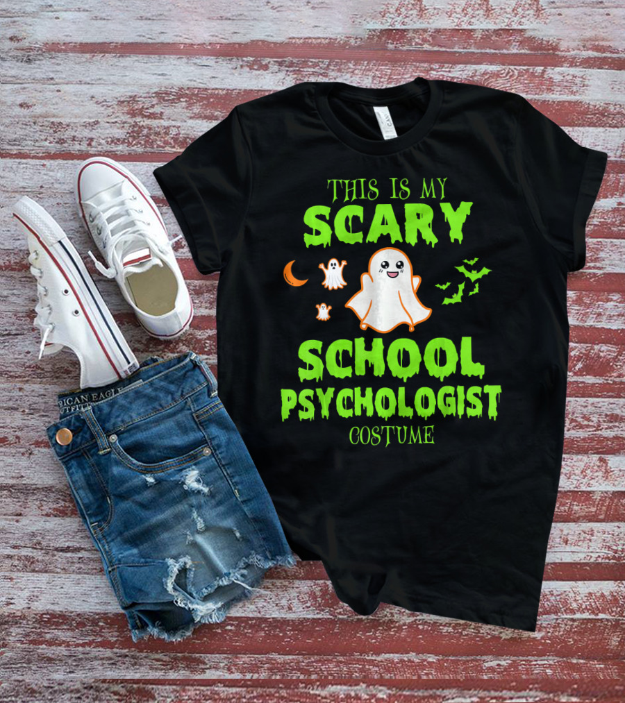 This Is My Scary School Psychologist Costume T-Shirt