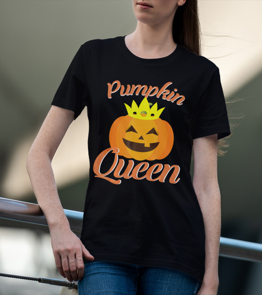 Pumpkin Queen Halloween Crown T-Shirt