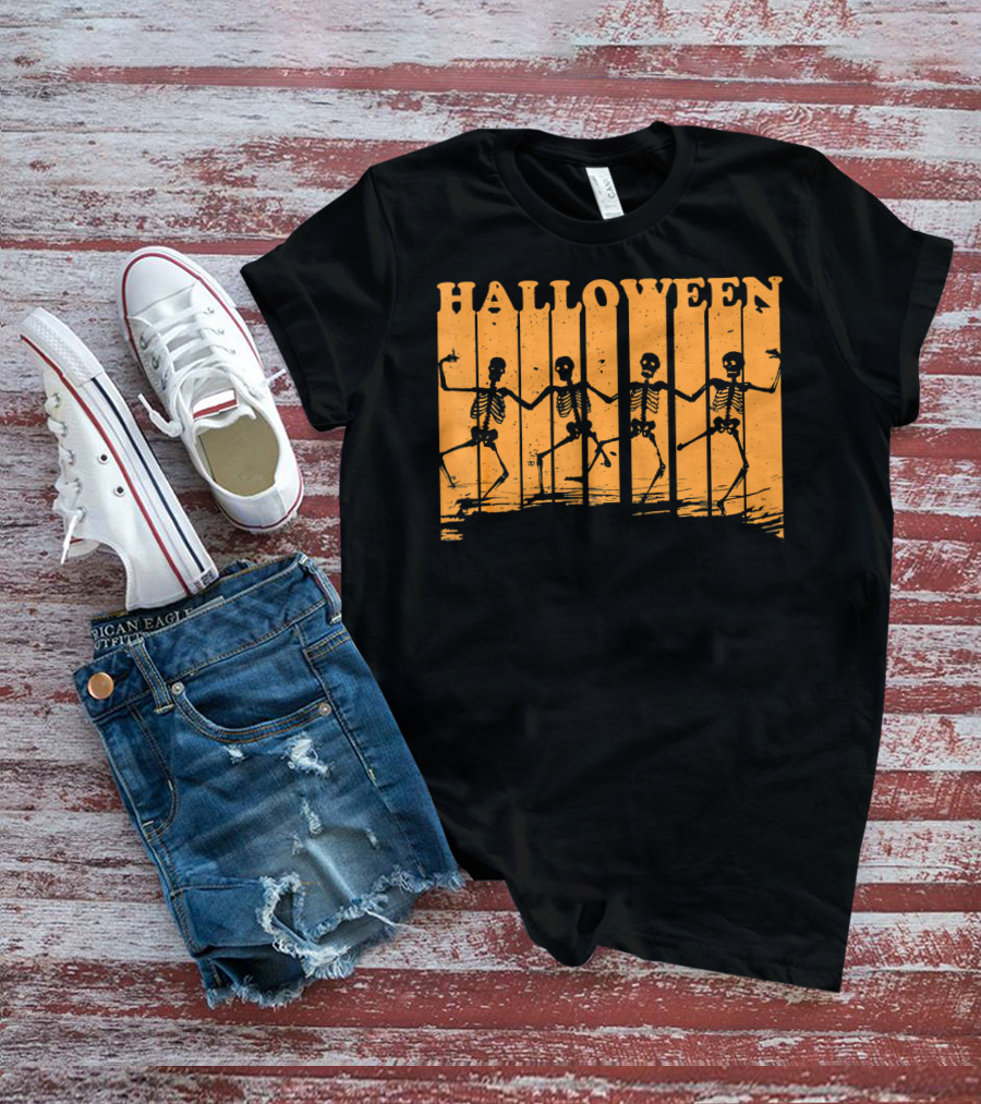 Halloween Dancing Skeletons T-Shirt