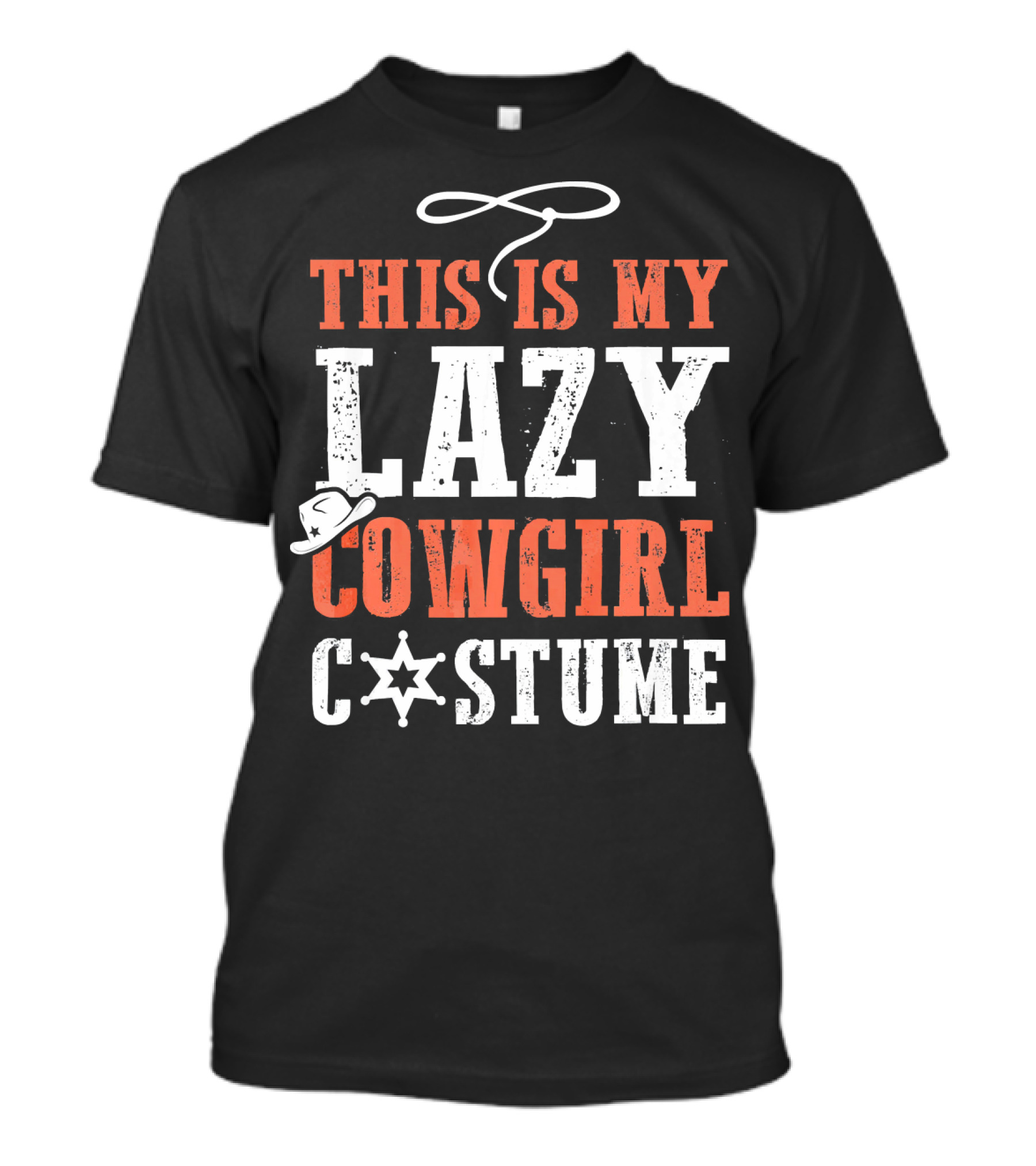 This Is My Lazy Cowgirl Costume Halloween Funny Par T-Shirt
