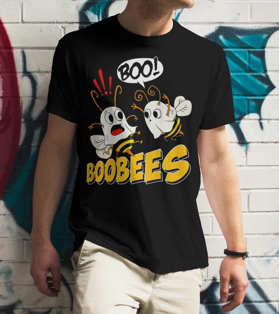 BOO Boobees Happy Halloween Day T-Shirt