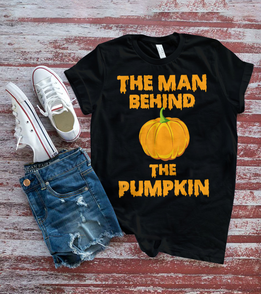 The Man Behind The Pumpkin Halloween T-Shirt