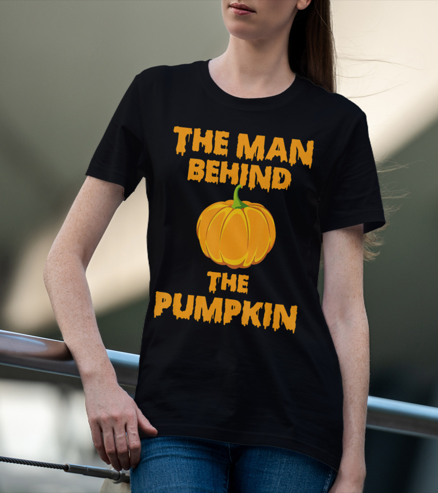The Man Behind The Pumpkin Halloween T-Shirt
