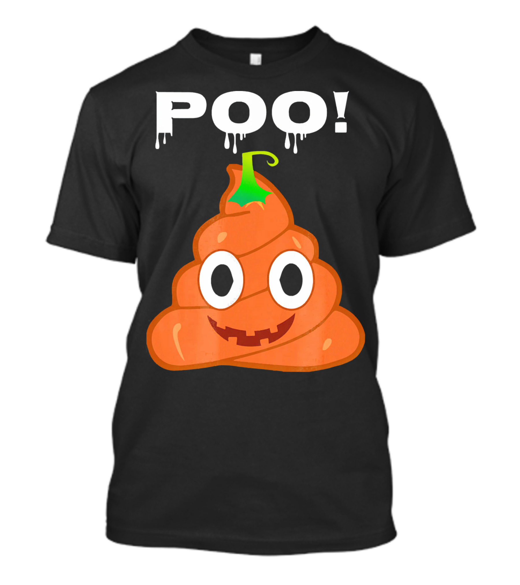 Poo Halloween Pumpkin Boo Fun T-Shirt