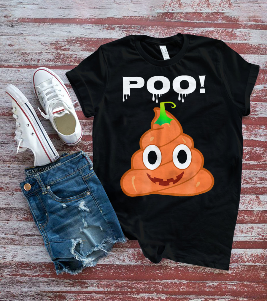 Poo Halloween Pumpkin Boo Fun T-Shirt