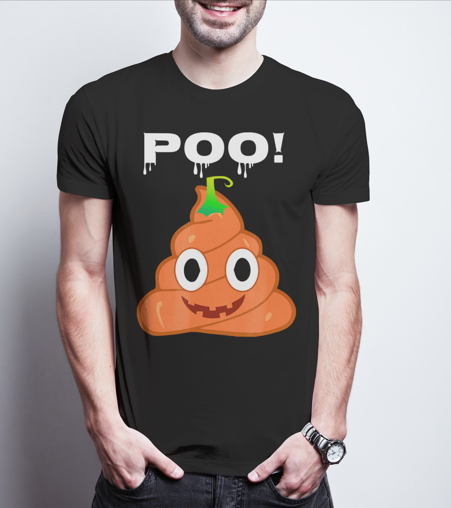 Poo Halloween Pumpkin Boo Fun T-Shirt