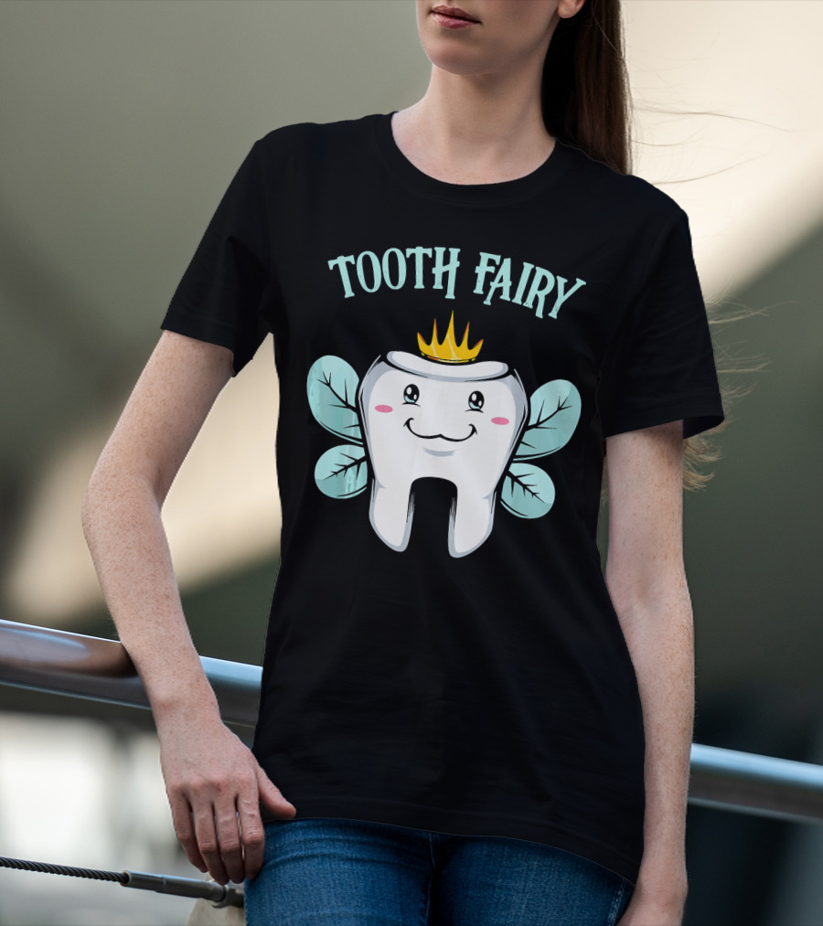 Tooth Fairy Crowned Fantasy Halloween Costume T-Shirt
