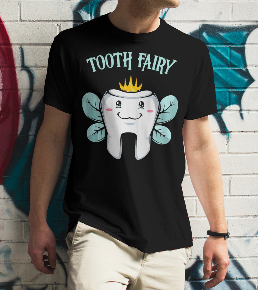 Tooth Fairy Crowned Fantasy Halloween Costume T-Shirt