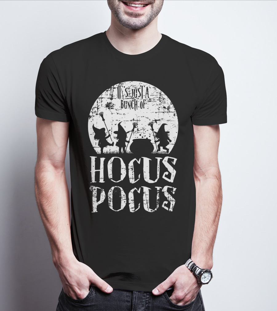 It's Just A Bunch Of Hocus Pocus Silhouette Trio T-Shirt