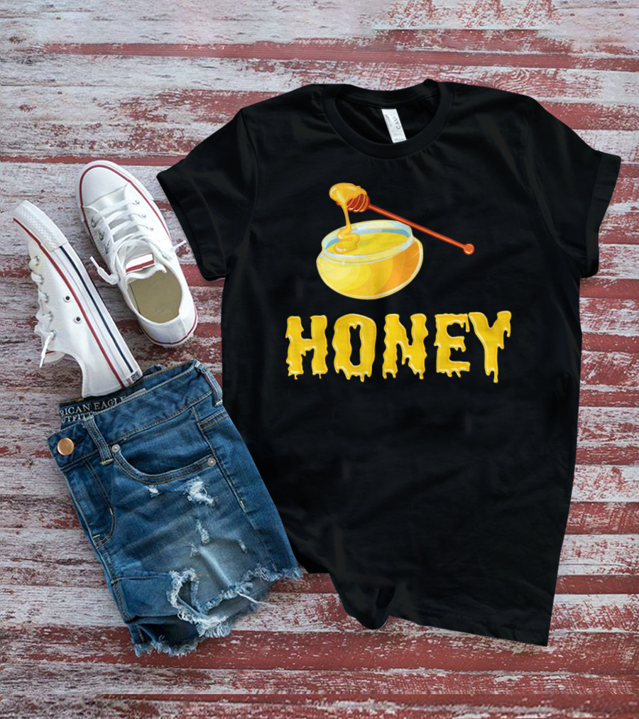 Honeypot Honey Dripping From Golden Jar T-Shirt